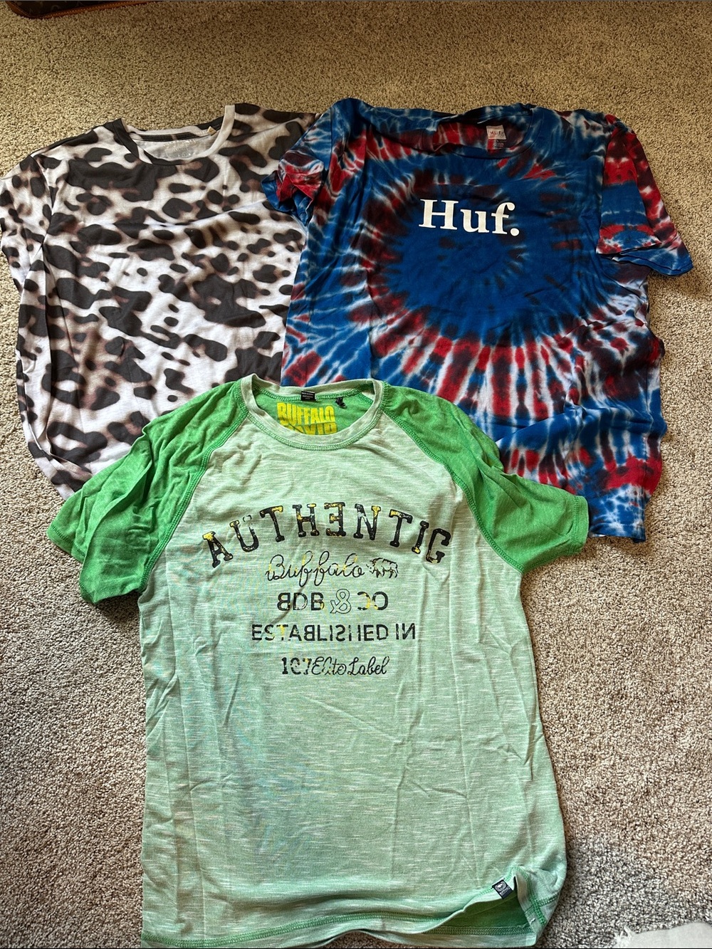 3 T’s with various prints
